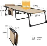 KingCamp Foldable Reclining Lounge Chairs - 2 Pack