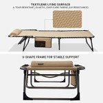 KingCamp Foldable Reclining Lounge Chairs - 2 Pack