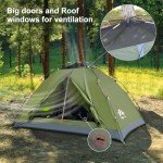 Night Cat Lightweight 1-2 Person Camping Tent