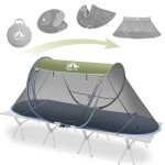 Night Cat Pop-up Mosquito Tent for One Person