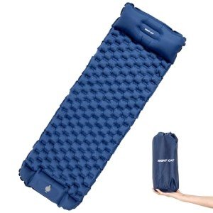 Night Cat Inflatable Sleeping Pad with Pillow 77"x25.5