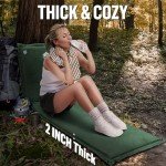 Night Cat Self-Inflating Sleeping Pad for Camping