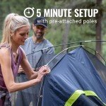 Coleman 4-Person Dark Room Quick Setup Tent