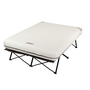 Coleman Queen Airbed Cot with Pump & Side Table