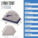 ALPS Lynx 2-Person Camping Tent - Gray/Navy