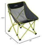 ALPS Mountaineering Camber Chair - Charcoal/Citrus