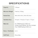 NEMO Dagger OSMO Lightweight 2-Person Tent