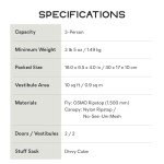 NEMO Dragonfly OSMO Ultralight 3-Person Tent