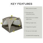 NEMO Victory Screenhouse Camp Shelter - Fog/Olive