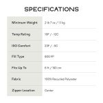 NEMO Coda Genderless Down Mummy Sleeping Bag