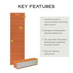 NEMO Switchback Foam Sleeping Pad - Sunset Orange