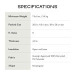 NEMO Roamer Double Sleeping Pad - Lagoon Color