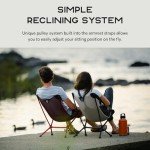 NEMO Moonlite Reclining Camp Chair - Mango/Frost