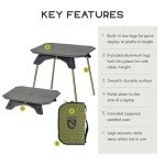 NEMO Moonlander Dual-Height Camping Table - Boreal