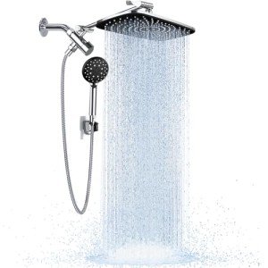 Veken 6-Mode High Pressure Rain Shower Head Combo
