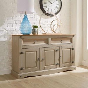 Large Industrial Style Sideboard Cabinet with Drawers