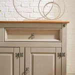 Large Industrial Style Sideboard Cabinet with Drawers