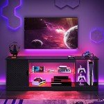 Bestier LED TV Stand for 55-65 Inch TVs