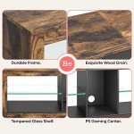 Bestier 140CM Modern TV Stand with RGB LED