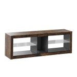 Bestier 140CM Modern TV Stand with RGB LED