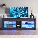 Modern 140CM TV Stand with RGB LED Lights