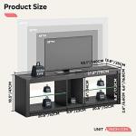 Modern 140CM TV Stand with RGB LED Lights