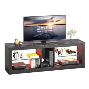 Modern 140CM TV Stand with RGB LED Lights