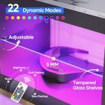 Modern 140CM TV Stand with RGB LED Lights