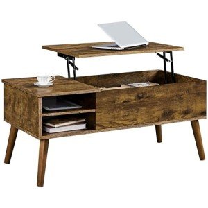 Yaheetech Lift Top Coffee Table with Hidden Storage