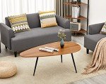 SAYGOER 42.5-Inch Mid Century Coffee Table - Walnut