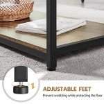 Yaheetech Industrial Metal Frame Coffee Table