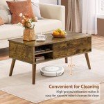 Yaheetech Lift Top Coffee Table with Hidden Storage