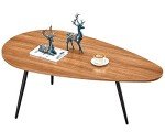 SAYGOER 42.5-Inch Mid Century Coffee Table - Walnut