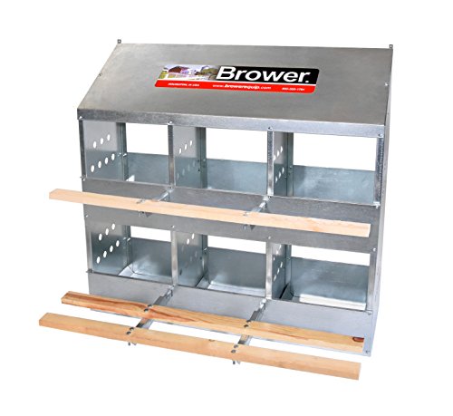 Brower 6-Hole Chicken Nest Box