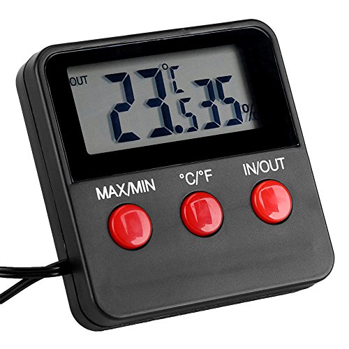 Digital Thermometer and Hygrometer for Egg Incubators
