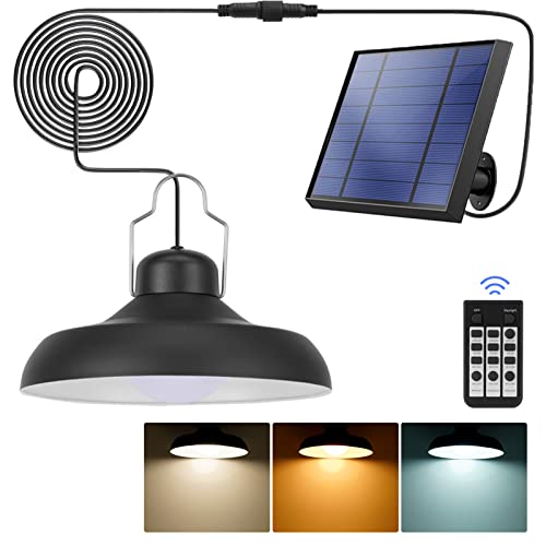 Solar Chicken Coop Pendant Light with Remote Control
