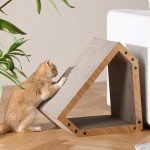 Extra Long House-Shaped Cat Scratching Board