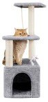 Multi-Level Cat Tree with House and Scratching Post