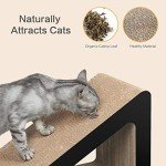 Aibuddy Incline Cat Scratcher Bed with Toy