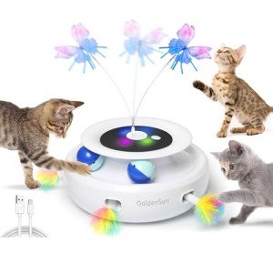 3-in-1 Interactive Cat Toy Set with Attachments