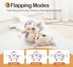 Interactive Chirping Flapping Bird Toy for Cats