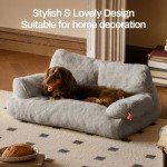 Cozy Fluffy Cat Bed with Non-Slip Bottom