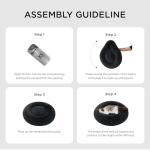 Washable Fluffy Cat Donut Bed - Grey 50x50cm