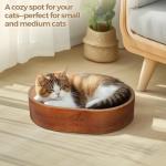 ComSaf Oval Cat Scratching Bed and Lounge Pad