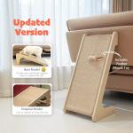 L-Shaped Cat Scratcher with Catnip and Sisal