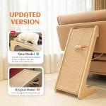 L-Shaped Cat Scratcher with Catnip and Sisal
