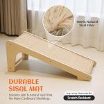 L-Shaped Cat Scratcher with Catnip and Sisal