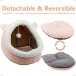 Rabbit-Shaped Cat Bed with Anti-Slip Bottom