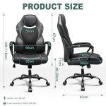 Ergonomic Adjustable Office Chair for Home and Gaming