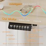 Flamaker Height Adjustable Electric Standing Desk - Beige